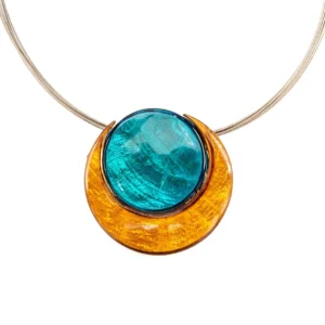 COLL.FILI ACCIAIO TONDO ZAMA BAGNO ORO ROSA+RESINA MADRE PERLA TURCH+MAR