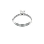 ANELLO ORO BIANCO SOLITARIO CON DIAM IANNICEL KT 0.10 GVS1