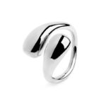 ANELLO ACCIAIO  CONTRARIE BOMBATO VSN33