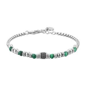 Luca Barra bracciale semirigido con sodalite blu