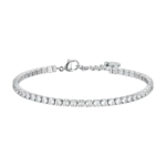 Luca Barra bracciale tennis con zirconi bianco