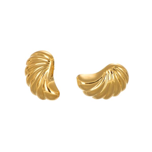 ORECCHINI ORO GIALLO CONCHIGLIA
