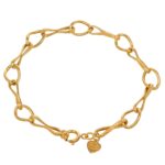 BRACCIALE ORO GIALLO LUCIDO LAVORATO