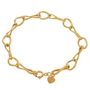BRACCIALE ORO GIALLO LUCIDO LAVORATO
