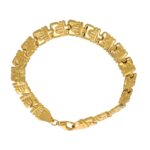 BRACCIALE ORO GIALLO SEMIRIGIDO