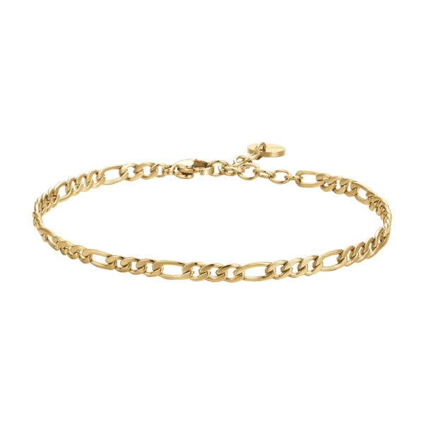 Luca Barra bracciali catena ip gold in acciaio