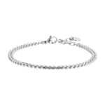 Luca Barra bracciale a catena semplice in acciaio