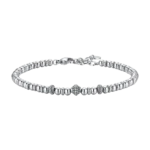 Luca Barra bracciale catena con elementi effetto vintage