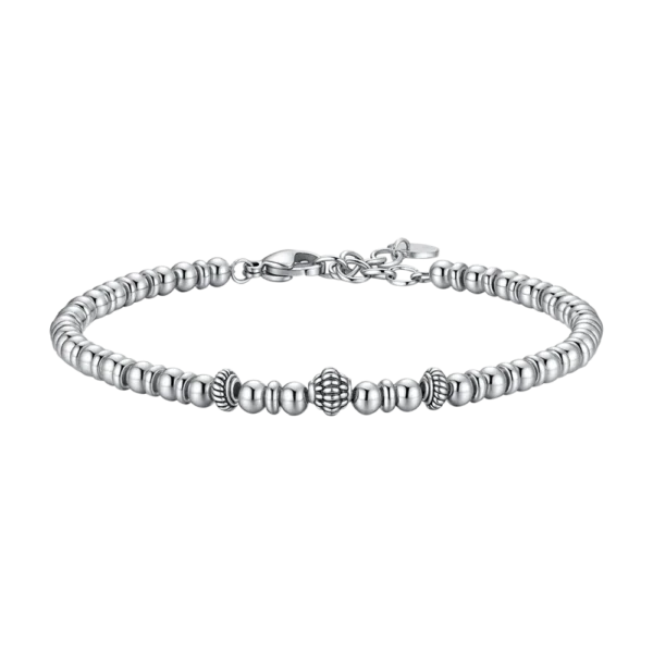 Luca Barra bracciale catena con elementi effetto vintage