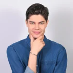 Luca Barra bracciale catena con piastra ed elementi