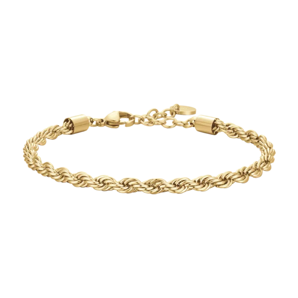 Luca Barra bracciali torcion ip gold in acciaio