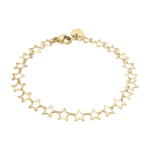 Luca Barra bracciale catena dorato con stelle