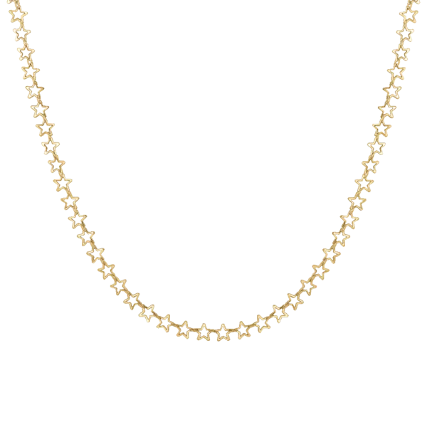 Luca Barra collana con stelle dorato
