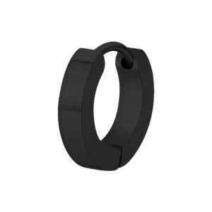 Luca Barra orecchini a cerchio neri