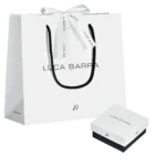 Luca Barra bracciale tennis con zirconi bianchi e infinito ip rose