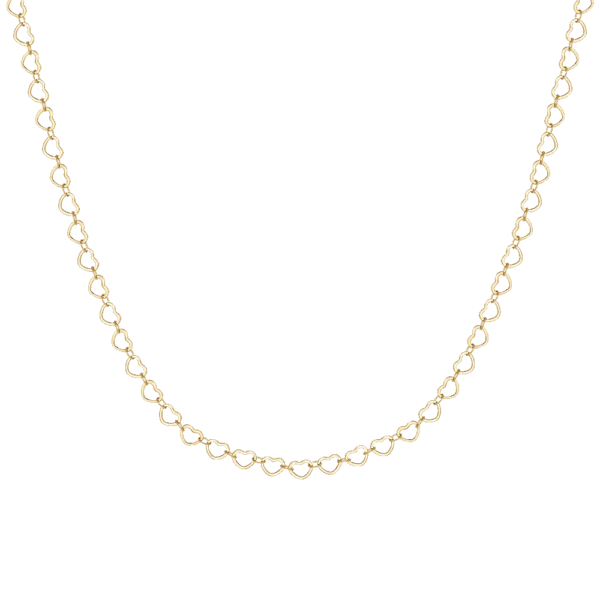 Luca Barra collana donna a cuori dorata