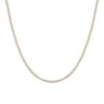 Luca Barra collana tennis con zirconi bianchi colore dorato