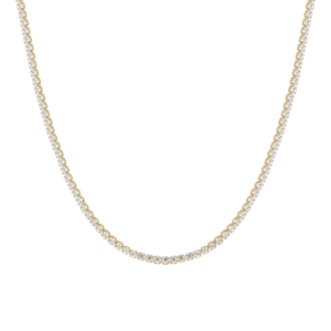 Luca Barra collana tennis con zirconi bianchi colore dorato