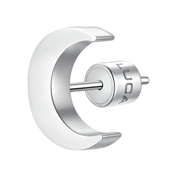 Luca Barra orecchini mono orecchino con luna