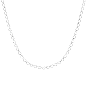 Luca Barra collana con cuori 90cm