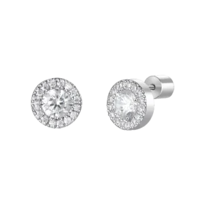 Luca Barra orecchini puntoluce con zirconi bianchi