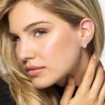 Luca Barra orecchini puntoluce con zirconi bianchi