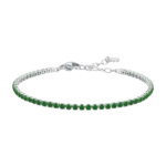 Luca Barra bracciale tennis da donna con zirconi verdi