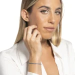 Luca Barra bracciale tennis con zirconi blu