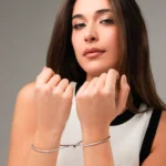 Luca Barra bracciale coda di topo con cuore calamitato