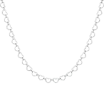 Luca Barra collana con cuori 45cm