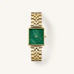 Rosefield orologio con quadrante madreperla verde a placcatura in oro 23 carati
