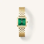 Rosefield orologio a quadrante verde a placcatura in oro