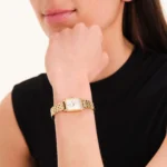 Rosefield orologio a forma iconica con quadrante madreperla