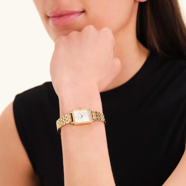 Rosefield orologio a forma iconica con quadrante madreperla