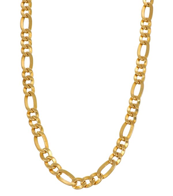COLLANA ORO GIALLO 3+1 PIATTA