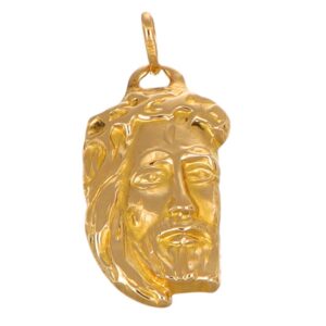 CIONDOLO ORO GIALLO VOLTO DI GESU'