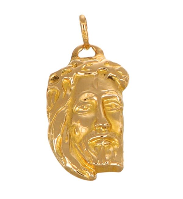 CIONDOLO ORO GIALLO VOLTO DI GESU'