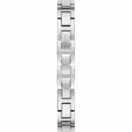 GUESS orologio con zirconi a quadrante bianco