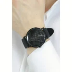 GUESS orologio in policarbonato nero a quarzo da 44 mm