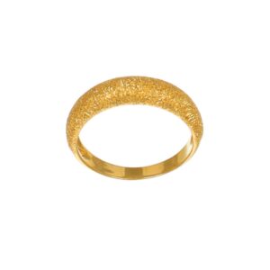 ANELLO ORO GIALLO FASCIA SATINATA