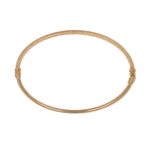 BRACCIALE ORO ROSA RIGIDO LUCIDO SATINATO