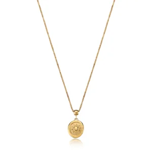 S'Agapõ collana coda di topo con pendente sole da 45 cm