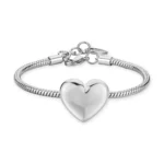 S'Agapõ bracciale coda di topo con cuore