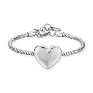 S'Agapõ bracciale coda di topo con cuore