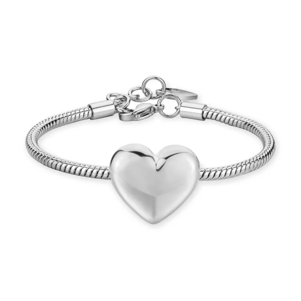 S'Agapõ bracciale coda di topo con cuore