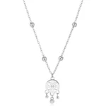 S'Agapõ collana a catena con pendente acchiappa sogni da 45 cm