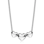 S'Agapõ collana a catena con tre cuori