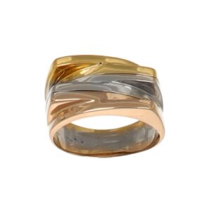 ANELLO TRE ORI FASCIA