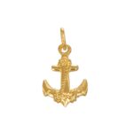CIONDOLO ORO GIALLO ANCORA