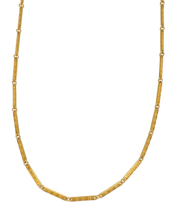 COLLANA ORO GIALLO FASCETTE